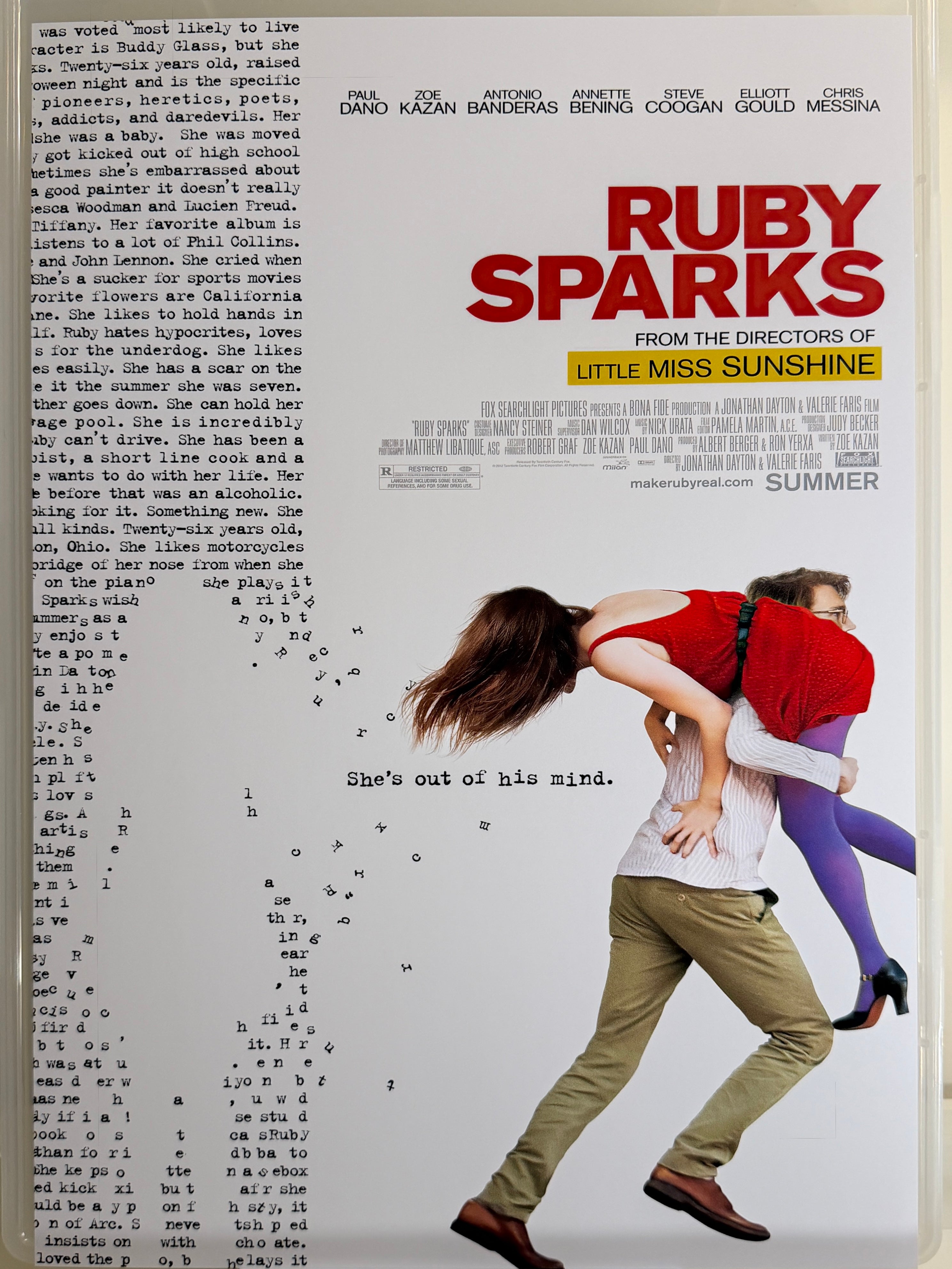 Ruby Sparks《書中字有夢女神》A3 電影海報 Movie Poster