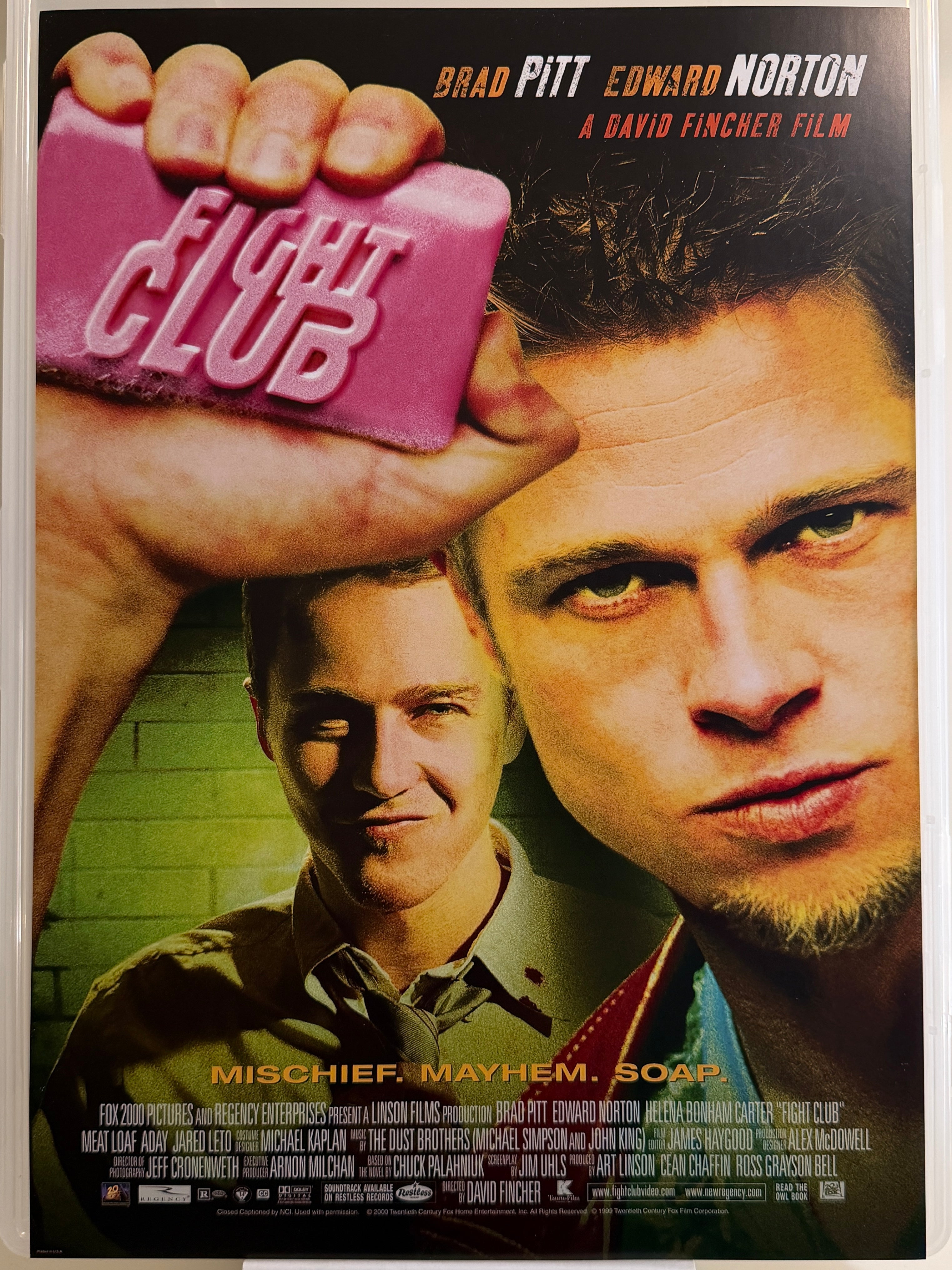 Fight Club《搏擊會》A3 電影海報 Movie Poster