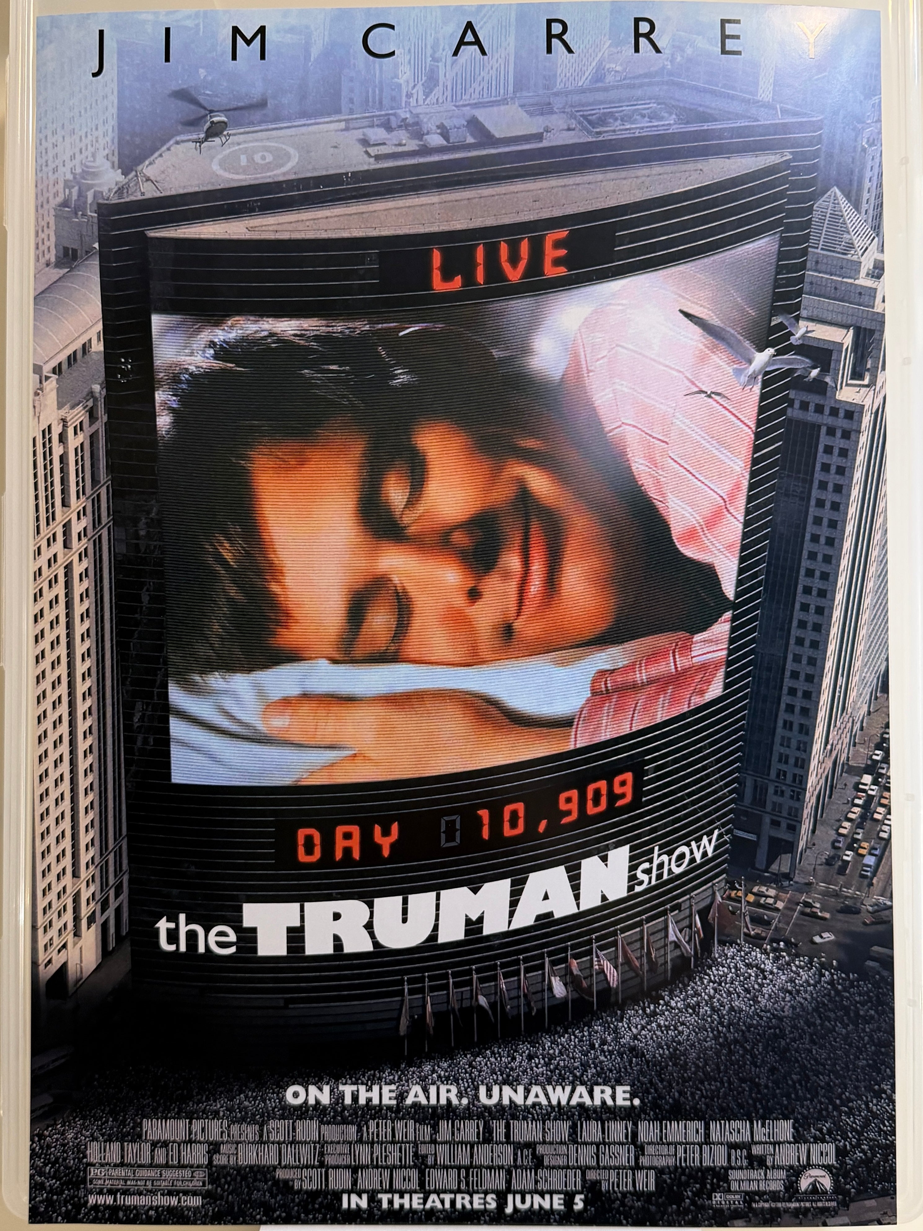 [B款] The Truman Show《楚門的世界》A3 電影海報 Movie Poster
