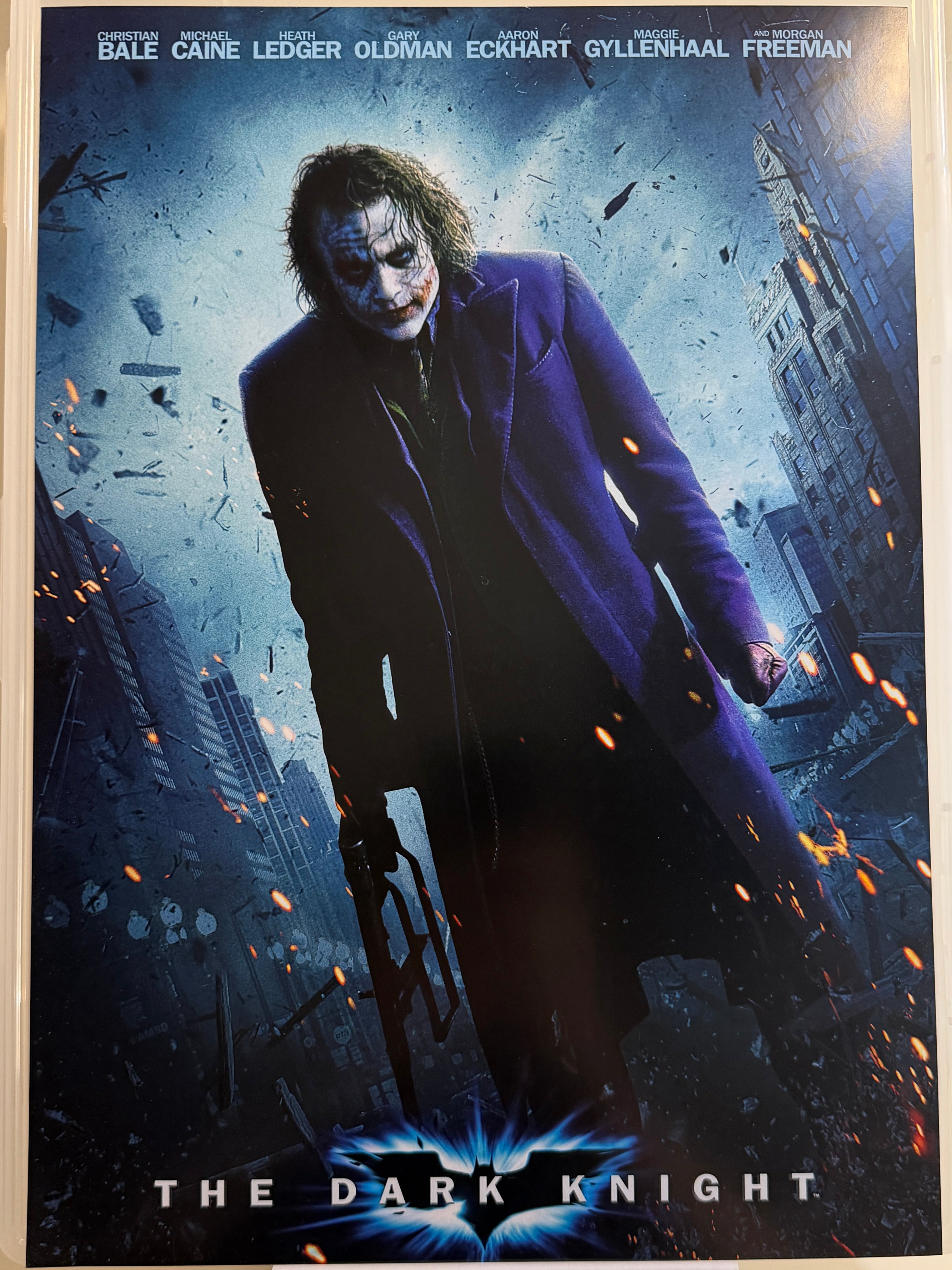 [B款] Batman : The Dark Knight《蝙蝠俠 : 黑夜之神》A3 電影海報 Movie Poster