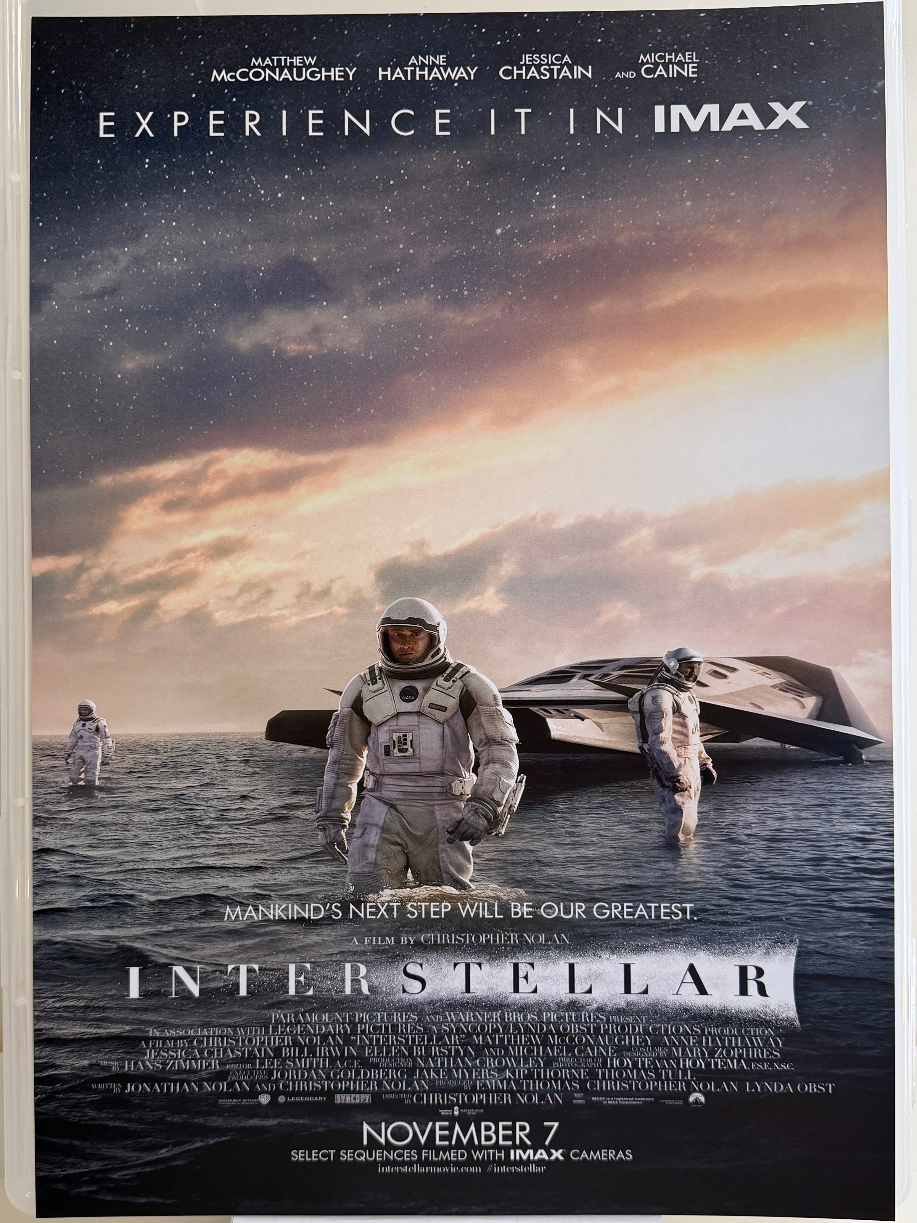 [B款］Interstellar《星際啟示錄》A3 電影海報 Movie Poster