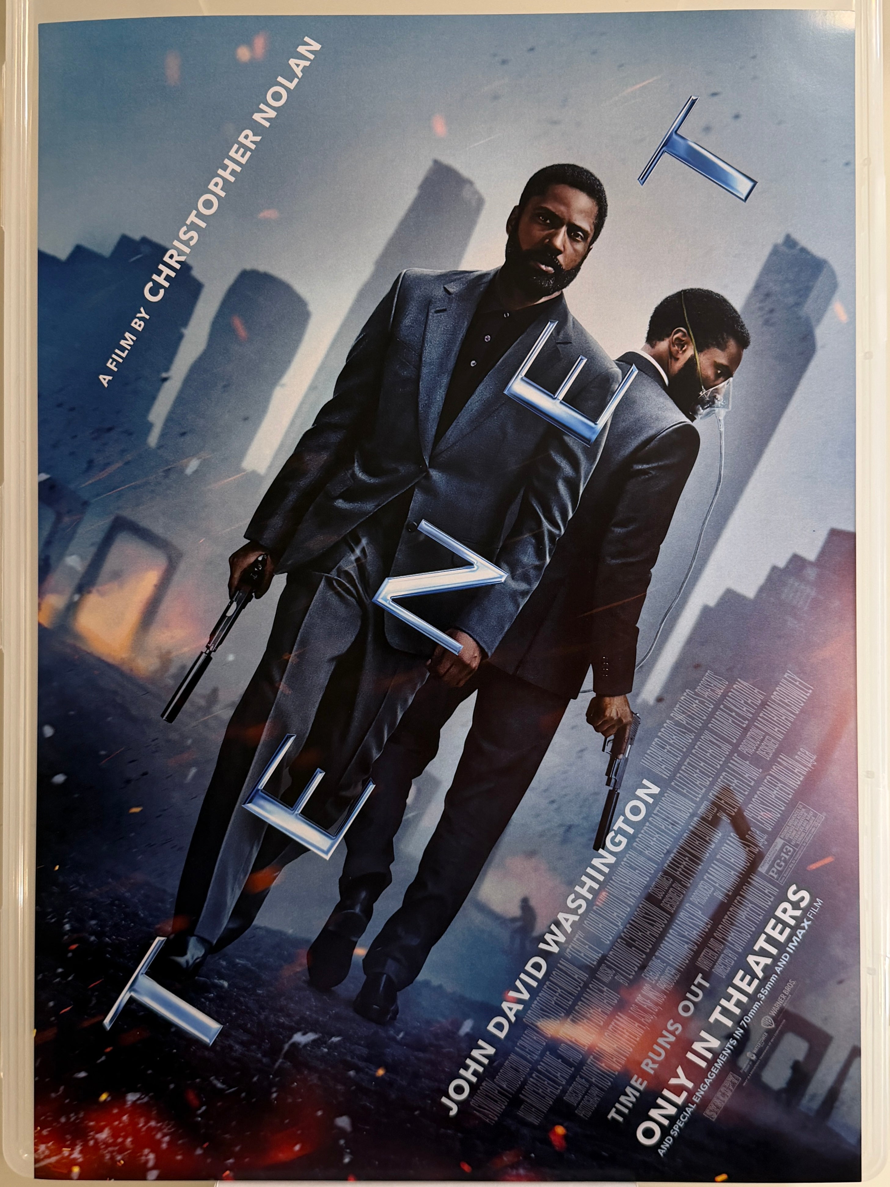 Tenet 《天能》A3 電影海報 Movie Poster